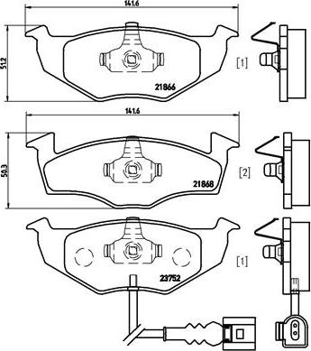 Brembo P 85 071 - Bremžu uzliku kompl., Disku bremzes adetalas.lv