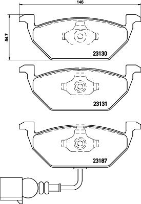 Brembo P 85 072X - Bremžu uzliku kompl., Disku bremzes adetalas.lv