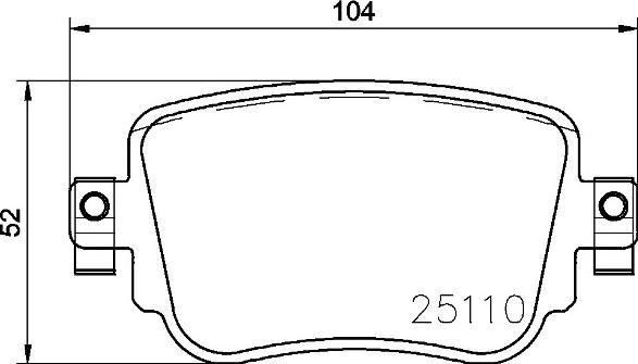 Brembo P 85 140 - Bremžu uzliku kompl., Disku bremzes adetalas.lv