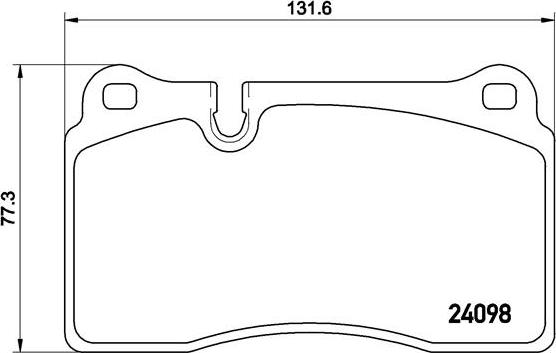 Brembo P 85 116 - Bremžu uzliku kompl., Disku bremzes adetalas.lv