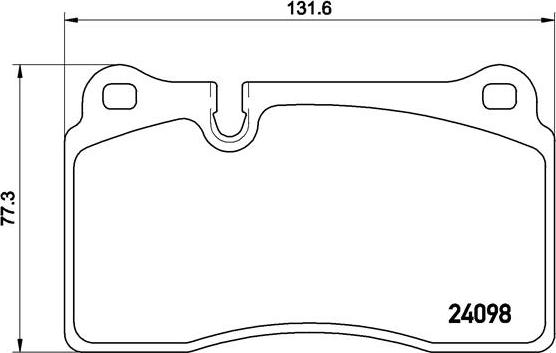 Brembo P 85 110 - Bremžu uzliku kompl., Disku bremzes adetalas.lv