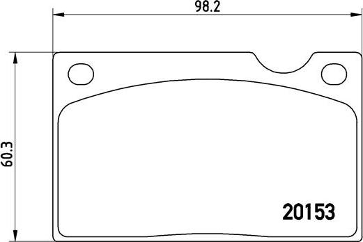 Brembo P 86 003 - Bremžu uzliku kompl., Disku bremzes adetalas.lv