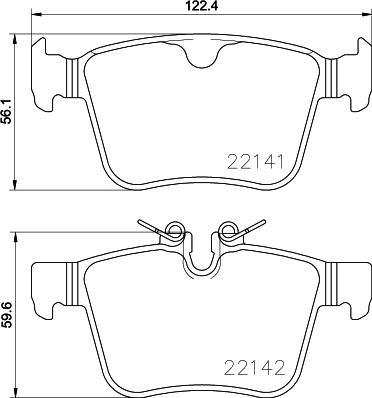 Brembo P 86 029 - Bremžu uzliku kompl., Disku bremzes adetalas.lv