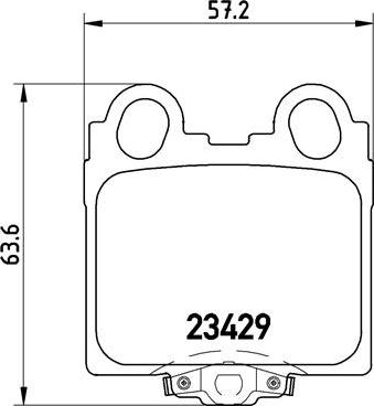 Brembo P 83 045 - Bremžu uzliku kompl., Disku bremzes adetalas.lv