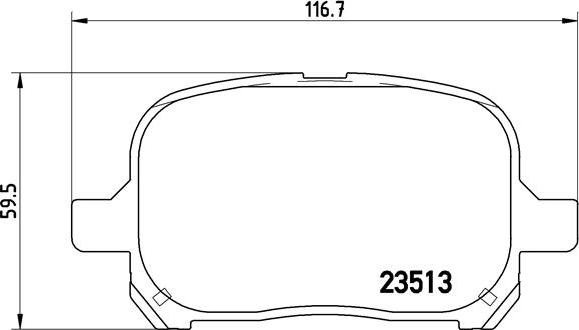 Brembo P 83 040 - Bremžu uzliku kompl., Disku bremzes adetalas.lv