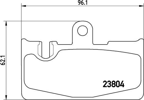 Brembo P 83 059 - Bremžu uzliku kompl., Disku bremzes adetalas.lv