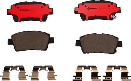 Brembo P83051N - Bremžu uzliku kompl., Disku bremzes adetalas.lv