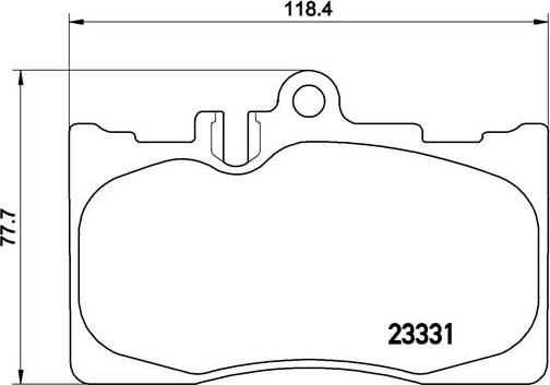 Brembo P 83 058 - Bremžu uzliku kompl., Disku bremzes adetalas.lv