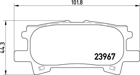 Brembo P 83 068 - Bremžu uzliku kompl., Disku bremzes adetalas.lv