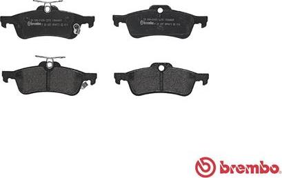 Brembo P 83 087 - Bremžu uzliku kompl., Disku bremzes adetalas.lv