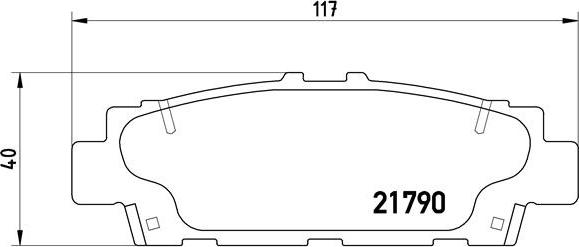 Brembo P 83 032 - Bremžu uzliku kompl., Disku bremzes adetalas.lv