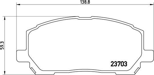 Brembo P 83 078 - Bremžu uzliku kompl., Disku bremzes adetalas.lv