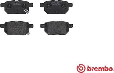 Brembo P 83 133 - Bremžu uzliku kompl., Disku bremzes adetalas.lv