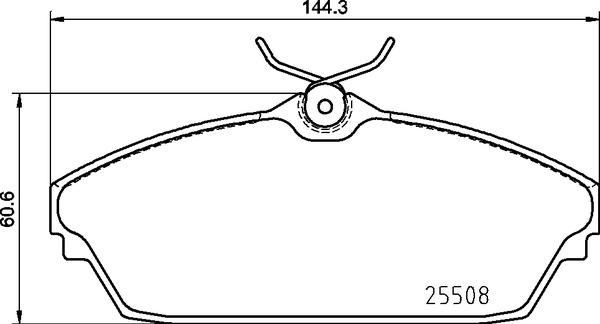 Brembo P82003N - Bremžu uzliku kompl., Disku bremzes adetalas.lv