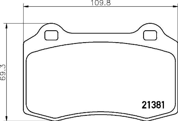 Brembo P 36 020X - Bremžu uzliku kompl., Disku bremzes adetalas.lv