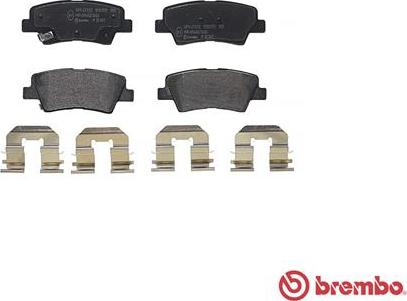 Brembo P 30 067 - Bremžu uzliku kompl., Disku bremzes adetalas.lv