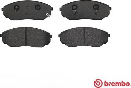 Brembo P 30 019 - Bremžu uzliku kompl., Disku bremzes adetalas.lv