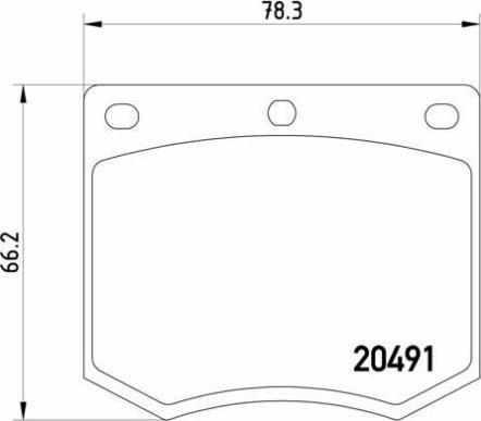 Brembo P 24 002 - Bremžu uzliku kompl., Disku bremzes adetalas.lv