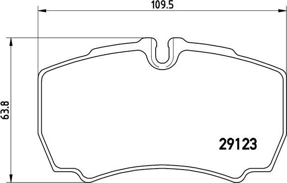 Brembo P 24 084 - Bremžu uzliku kompl., Disku bremzes adetalas.lv