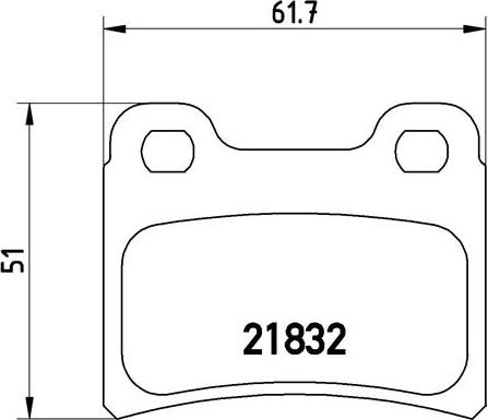 Brembo P 24 030 - Bremžu uzliku kompl., Disku bremzes adetalas.lv