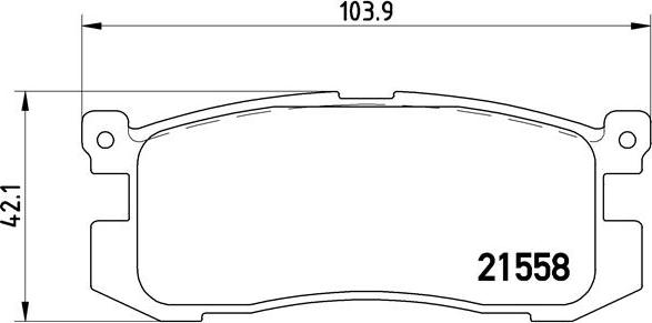 Brembo P 24 025 - Bremžu uzliku kompl., Disku bremzes adetalas.lv