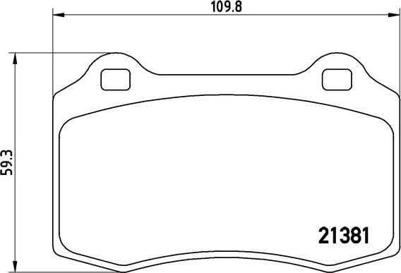 Brembo P 24 073 - Bremžu uzliku kompl., Disku bremzes adetalas.lv