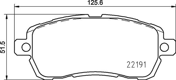 Brembo P 24 203 - Bremžu uzliku kompl., Disku bremzes adetalas.lv