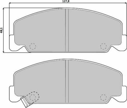 Brembo P 28 018 - Bremžu uzliku kompl., Disku bremzes adetalas.lv