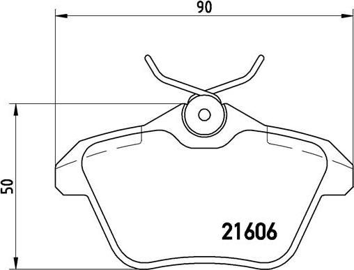 Brembo P 23 067 - Bremžu uzliku kompl., Disku bremzes adetalas.lv