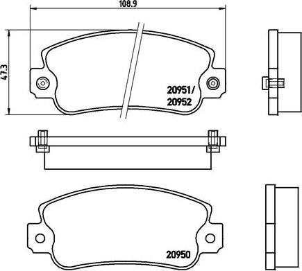 ACDelco 171-1172 - Bremžu uzliku kompl., Disku bremzes adetalas.lv