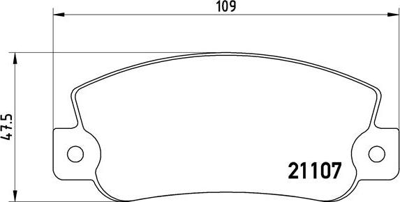 Brembo P 23 032 - Bremžu uzliku kompl., Disku bremzes adetalas.lv