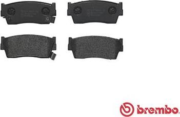 Brembo P 79 006 - Bremžu uzliku kompl., Disku bremzes adetalas.lv