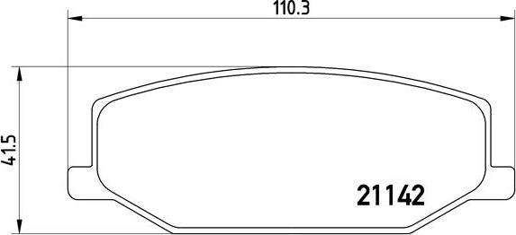 Brembo P 79 001 - Bremžu uzliku kompl., Disku bremzes adetalas.lv