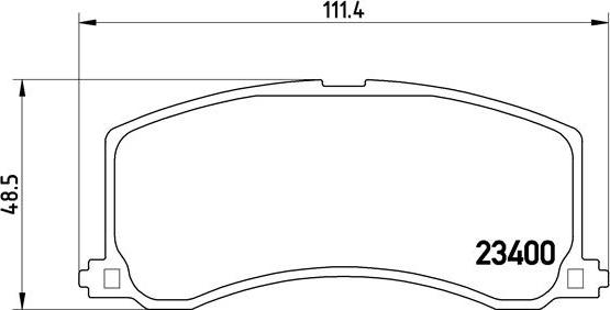 Brembo P 79 010 - Bremžu uzliku kompl., Disku bremzes adetalas.lv