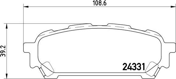 Brembo P 78 014 - Bremžu uzliku kompl., Disku bremzes adetalas.lv