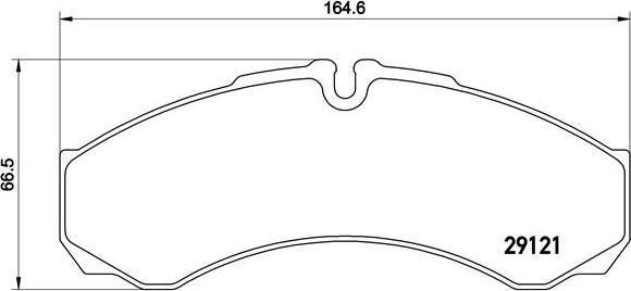 Brembo P A6 017 - Bremžu uzliku kompl., Disku bremzes adetalas.lv