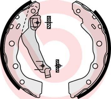 Brembo S 54 515 - Bremžu loku komplekts adetalas.lv