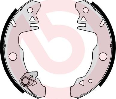 Brembo S 68 509 - Bremžu loku komplekts adetalas.lv