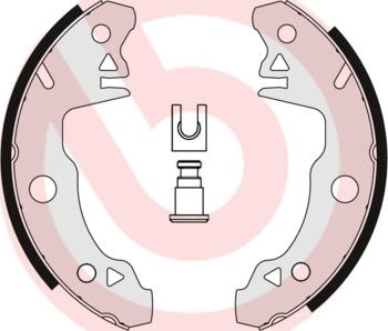 Brembo S 68 527 - Bremžu loku komplekts adetalas.lv