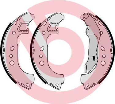 Brembo S 85 543 - Bremžu loku komplekts adetalas.lv