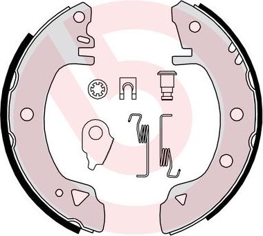 Brembo S 24 508 - Bremžu loku komplekts adetalas.lv