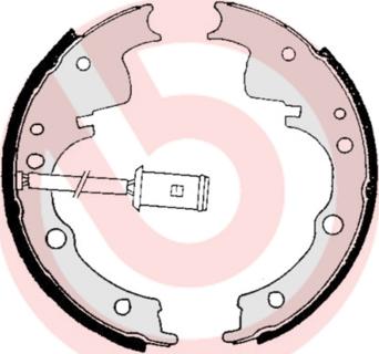 Brembo S A6 505 - Bremžu loku komplekts adetalas.lv