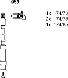 Bremi 956 - Augstsprieguma vadu komplekts adetalas.lv