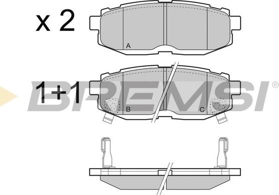 Magneti Marelli 363700201817 - Bremžu uzliku kompl., Disku bremzes adetalas.lv