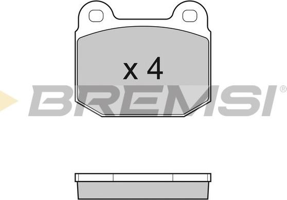 Bremsi BP3035 - Bremžu uzliku kompl., Disku bremzes adetalas.lv