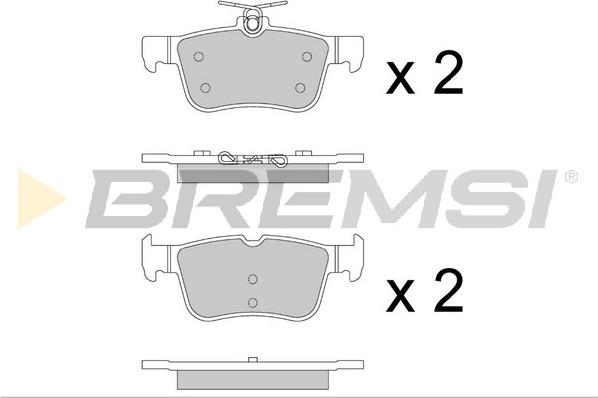 Bremsi BP3877 - Bremžu uzliku kompl., Disku bremzes adetalas.lv