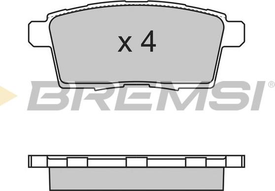 Bremsi BP3333 - Bremžu uzliku kompl., Disku bremzes adetalas.lv