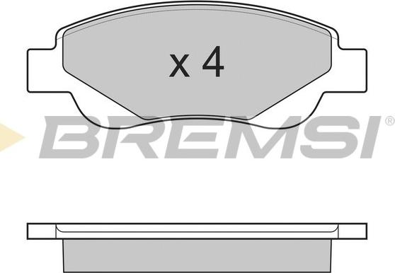 Bremsi BP3225 - Bremžu uzliku kompl., Disku bremzes adetalas.lv