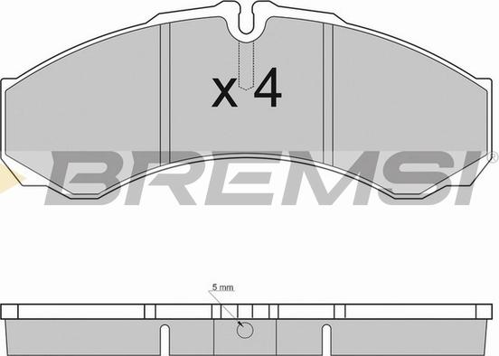 Bremsi BP2925TR - Bremžu uzliku kompl., Disku bremzes adetalas.lv