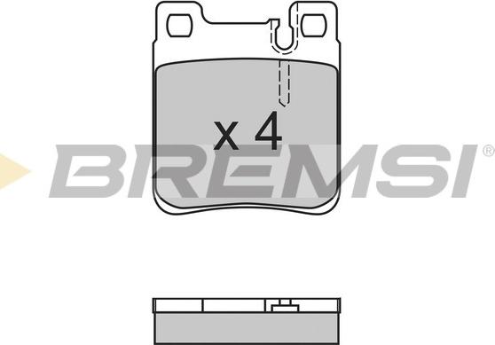 Bremsi BP2653 - Bremžu uzliku kompl., Disku bremzes adetalas.lv